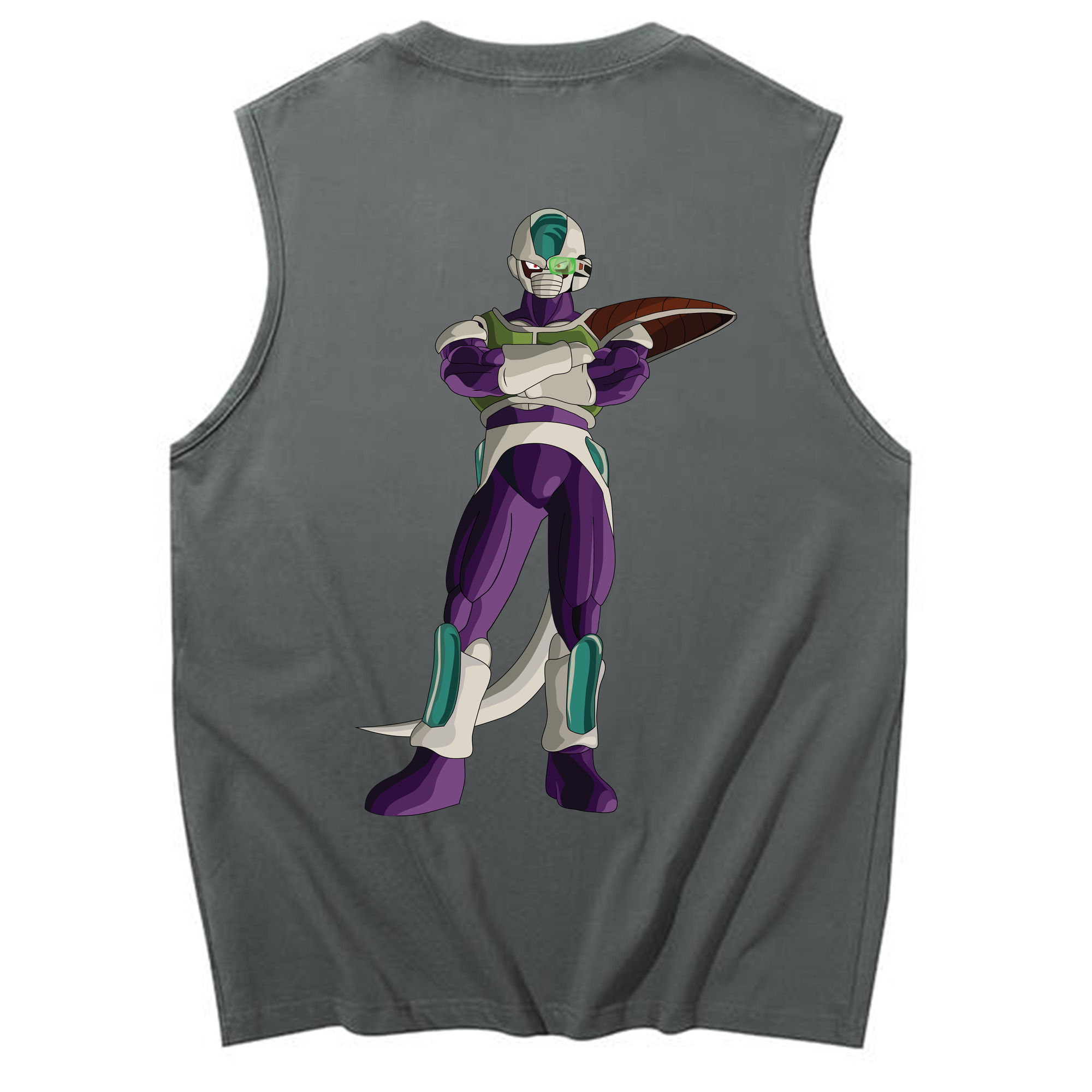 （画像用） ドラゴンボール フリーザ DRAGON BALL Frieza コットン100％タンクトップ（背面プリント）